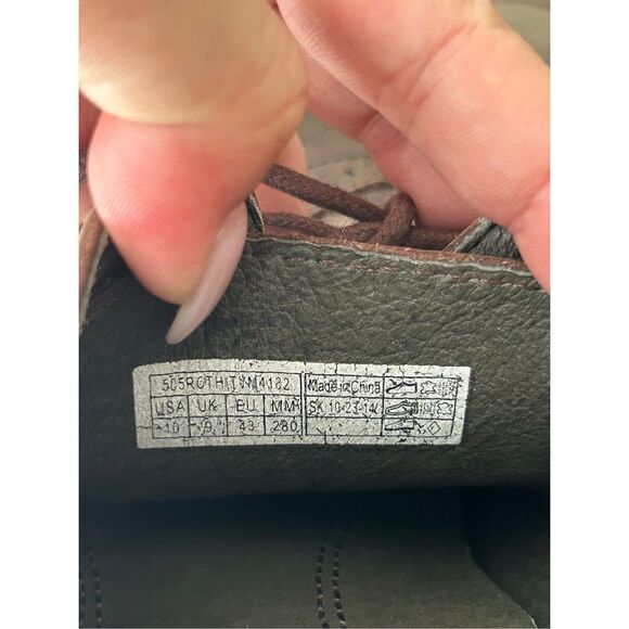 Vionic Oxford Roth men's lace-up dress wingtip in chestnut sz 10 comfort career - Picture 10 of 10